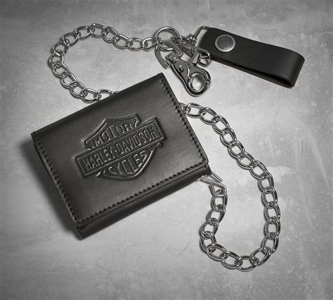 harley davidson wallet chain|harley davidson trifold wallet chain.